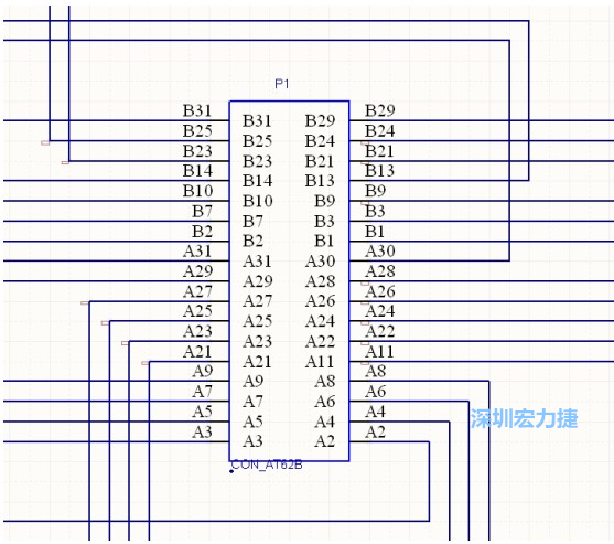 雙擊 1.SchDoc，文件可以被正常打開，下圖是其中的一部分：